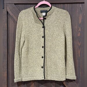 South Cotton Women’s Hand Loomed Heavyweight Knitt Cardigan Sweater Size‎ Small